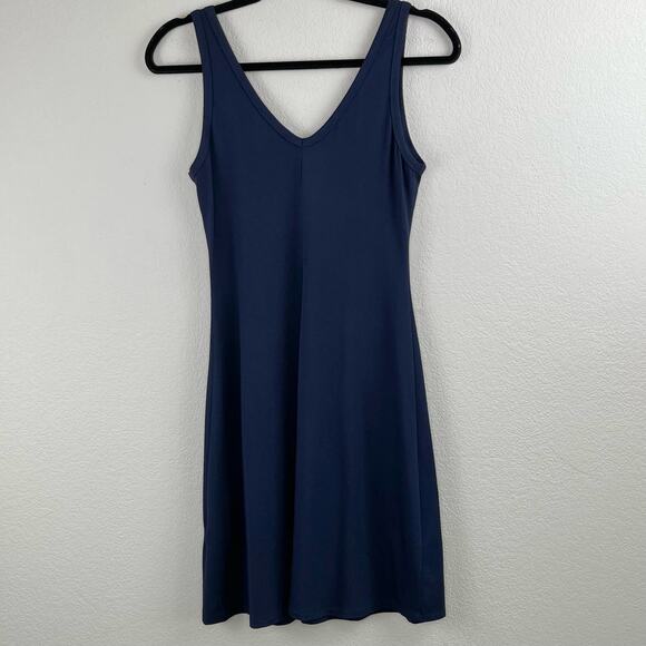 Karen Kane Navy Blue Brigitte Sleeveless V-Neck Mini Shift Dress Small USA NWOT - Picture 14 of 14